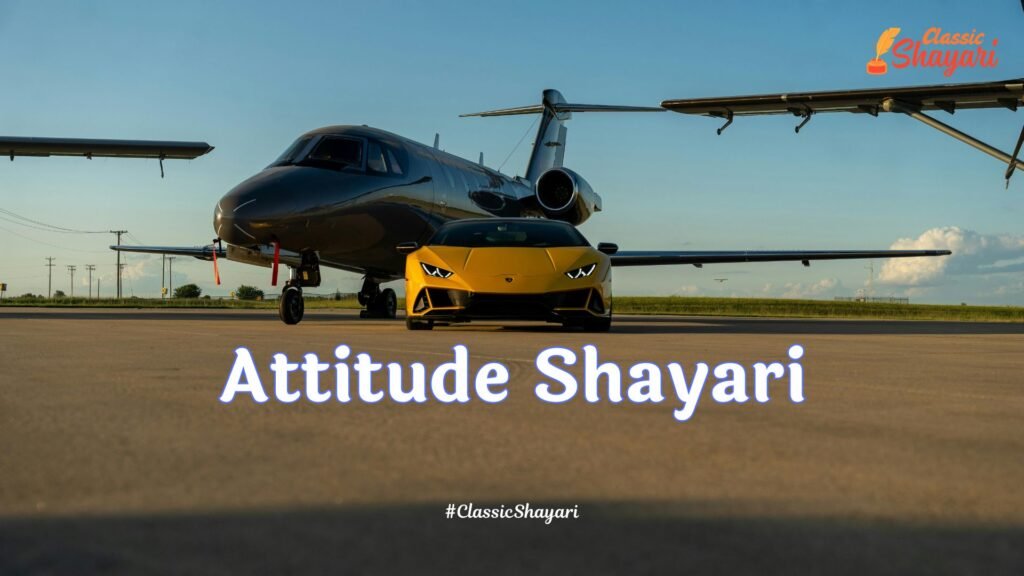 Attitude Shayari ऐटिटूड शायरी