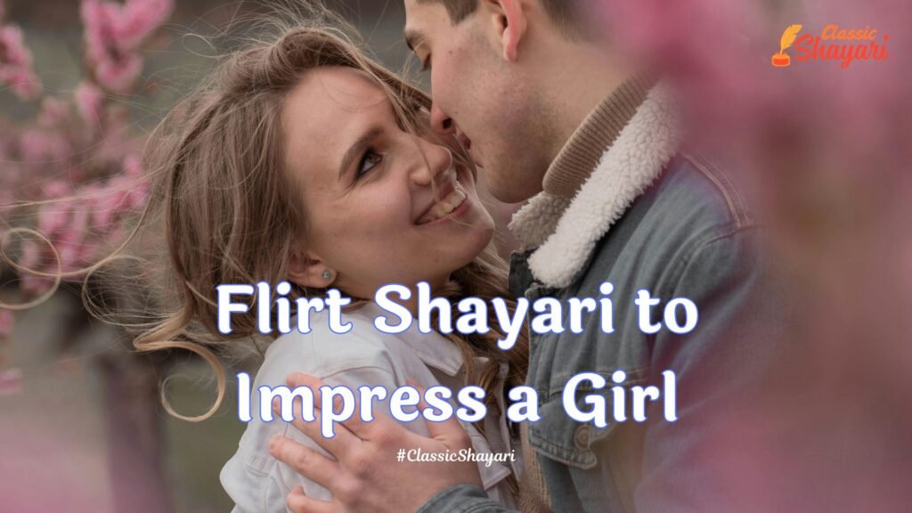 Flirt Shayari to Impress a Girl