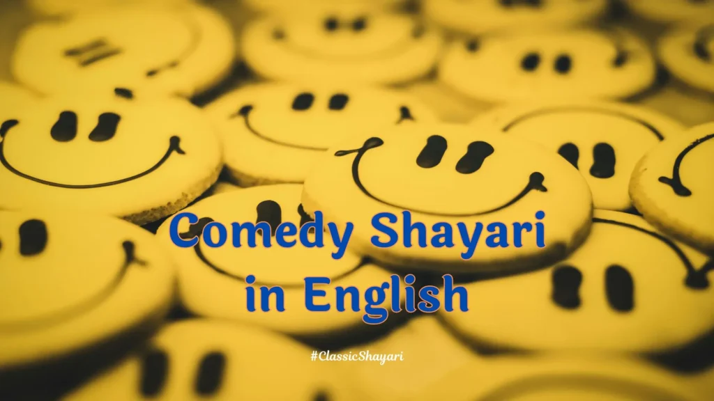 comedy shayari in english